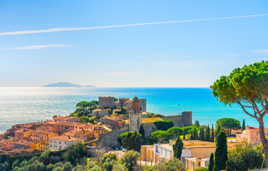 Castiglione della Pescaia, old village. Maremma Tuscany, Italy