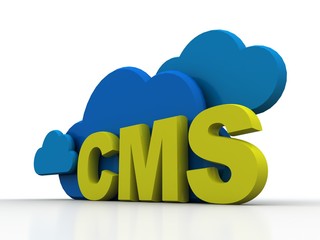 Poster - 3d rendering cms cloud 