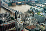 Fototapeta Londyn - London Bridge aerial