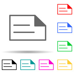 Fototapete - writing on paper icon. Element of simple icon for websites, web design, mobile app, info graphics. Thick line icon for website design and development, app development