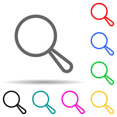 Poster - magnifier icon. Element of simple icon for websites, web design, mobile app, info graphics. Thick line icon for website design and development, app development