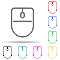 Fototapete - computer mouse icon. Element of simple icon for websites, web design, mobile app, info graphics. Thick line icon for website design and development, app development