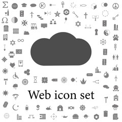 Poster - cloud icon. web icons universal set for web and mobile