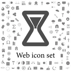 Poster - hourglass icon. web icons universal set for web and mobile