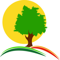 Sticker - tree logo