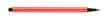 Closeup red marker pen isolated on white background with clipping path, Stationery with colourful pen