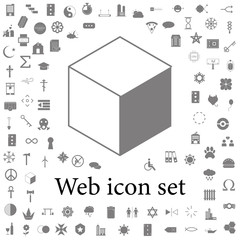 Poster - cube icon. web icons universal set for web and mobile