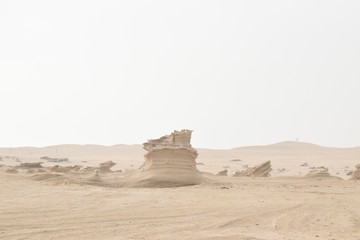 Natural Fossil Dunes in Abu Dhabi.Day time Photography with Nikon camera..