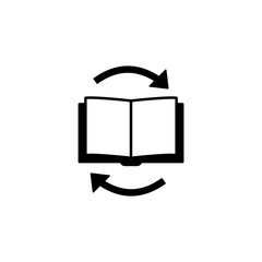 Poster - book, arrow icon. simple vector knowledge icons for ui and ux, website or mobile application