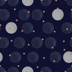 Seamless pattern, polka dot fabric, wallpaper, vector. Cheerful polka dot vector seamless pattern. Can be used in textile industry, paper, background, scrapbooking.