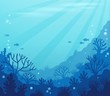 Ocean underwater theme background 8