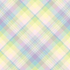 Seamless pattern in awesome positive pastel colors for plaid, fabric, textile, clothes, tablecloth and other things. Vector image. 2