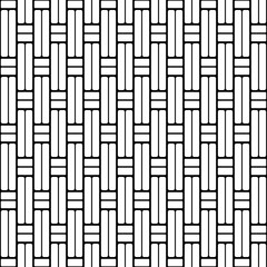 Poster - woven stripes lattice. weave seamless pattern. simple wicker background. braiding background. weavin