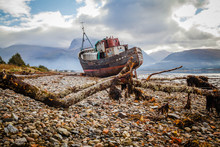 Corpach Shipwreck At Loch Linnhe