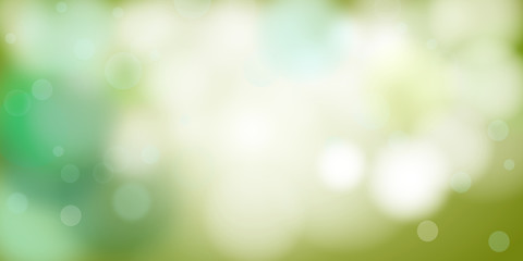 Wall Mural - nature view of green leaf on blurred greenery background in garden using background