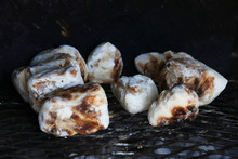 Traditional South African Roosterbrood. This Is A Popular Food Snack In South Africa. This Image Has Selective Focus. 
