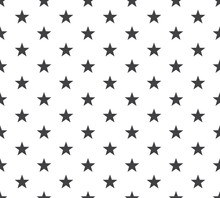 Seamless Star Pattern. Stars Seamless Pattern. Seamless Pattern With Star In Sky.