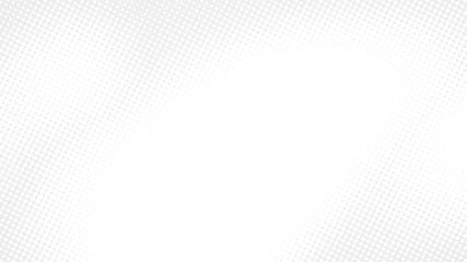 Fototapete - Dot white gray wave light technology texture background. Abstract big data digital concept. 3d rendering.