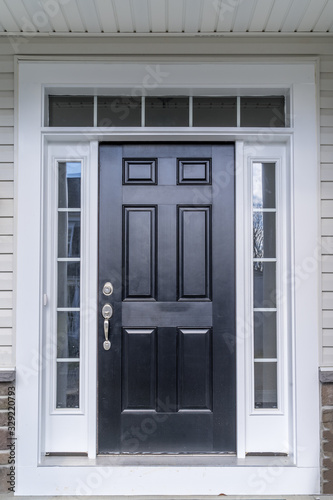 White Frame Sill Jamb Separating, Fiberglass Entry Doors With Sidelights And Transom