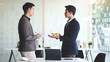 © wattana - Business People Planning Strategy Analysis Office Concept Cooperation Corporate Achievement Teamwork Concept.