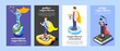 © Macrovector - Superhero Professionals Posters Set