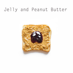 Wall Mural - Peanut butter and Jelly Toast