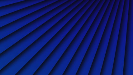 Poster - Abstract background of graphic elements - slats on same color background - 3D illustration