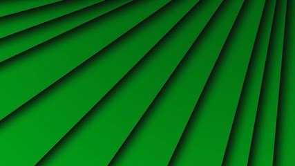 Poster - Abstract background of graphic elements - slats on same color background - 3D illustration