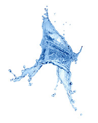 Poster - Water Splash On White