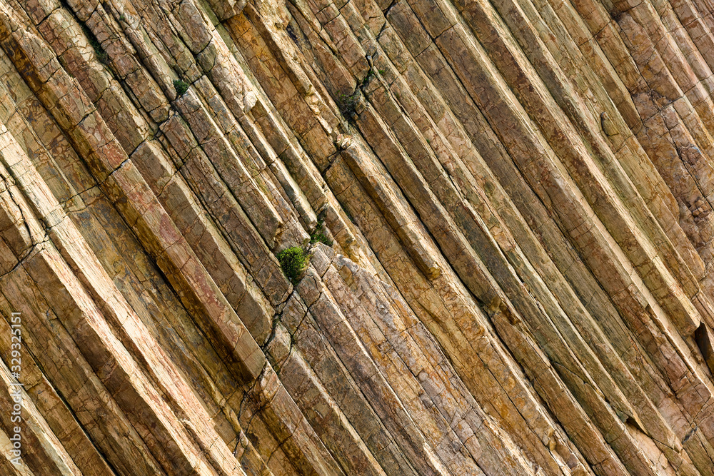 volcanic rock columns