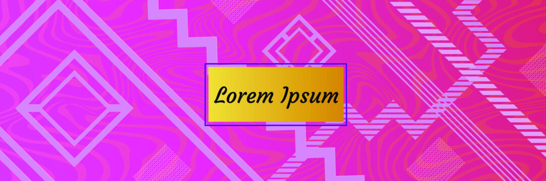 Abstract modern background. Geometric shapes and lines. Colorful gradient vector texture