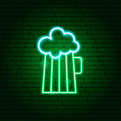 Poster - Beer Mug Neon Sign