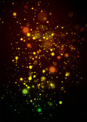 Poster - abstract background with stars