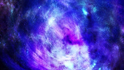 Wall Mural - Animation view to travelling across the universe in moving