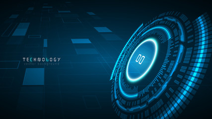 Poster - automoblue speed cyberspace technology abstract vector background,virtual reality innovation automotive background design,futuristic speed metertive