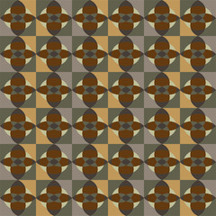Fototapete - geometric pattern background with line texture for business brochure cover design.vector design with color,colored background with block design