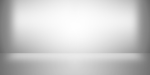 Wall Mural - empty room studio gray gradient light background used for display your product