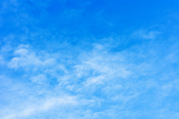 Wall Mural - blue sky with clouds, background, copy space