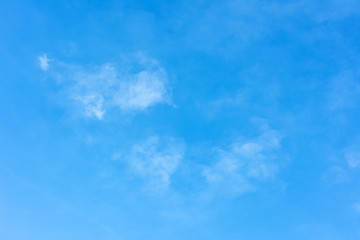 Wall Mural - blue sky with clouds, background, copy space