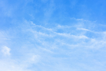 Wall Mural - blue sky with clouds, background, copy space