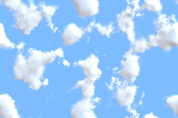 Wall Mural - clouds in the sky