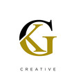 kg logo vector illustration of symbol