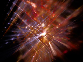 Fototapete - Abstract background element. Fractal graphics 3d illustration. Science or technology concept.
