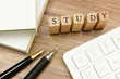© encre - study　アルファベット　テキスト　文字　英字　単語　スタンプ　素材　alphabet letter word text stamp