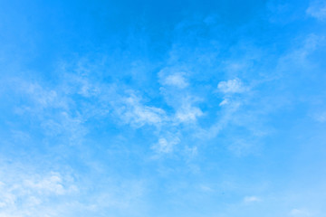 Wall Mural - blue sky with clouds, background, copy space