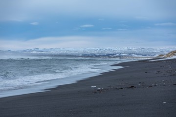 Wall Mural - Sable Noir Islande