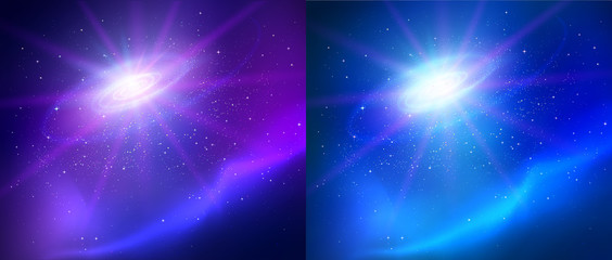 Wall Mural - Outer space with universe