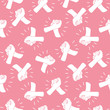 Seamless pattern with silhouettes of two hands, arms holding or greeting each other. Arm wrestling. Teamwork, helping, support, fight for rights, black issues, racism, feminism concepts. Flat - Vector