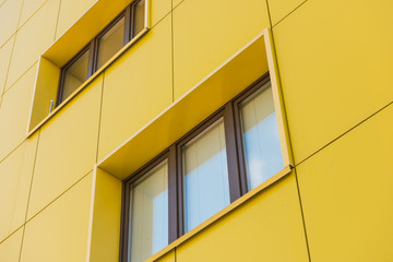 modern building with blue sky