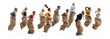 © Ljupco Smokovski - Many people playing a gunny race and jumping with sacks